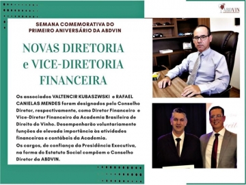 Valtencir Gama assume a Diretoria Financeira da Academia Brasileira de Direito do Vinho