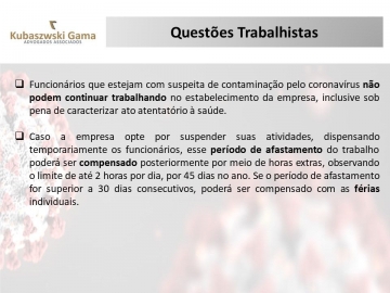 Coronavírus - Orientações Jurídicas